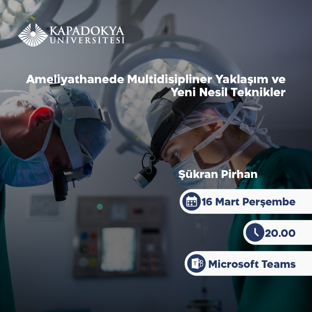 ''Ameliyathanede Multidisipliner Yaklaşım Ve Yeni Nesil Teknikler'